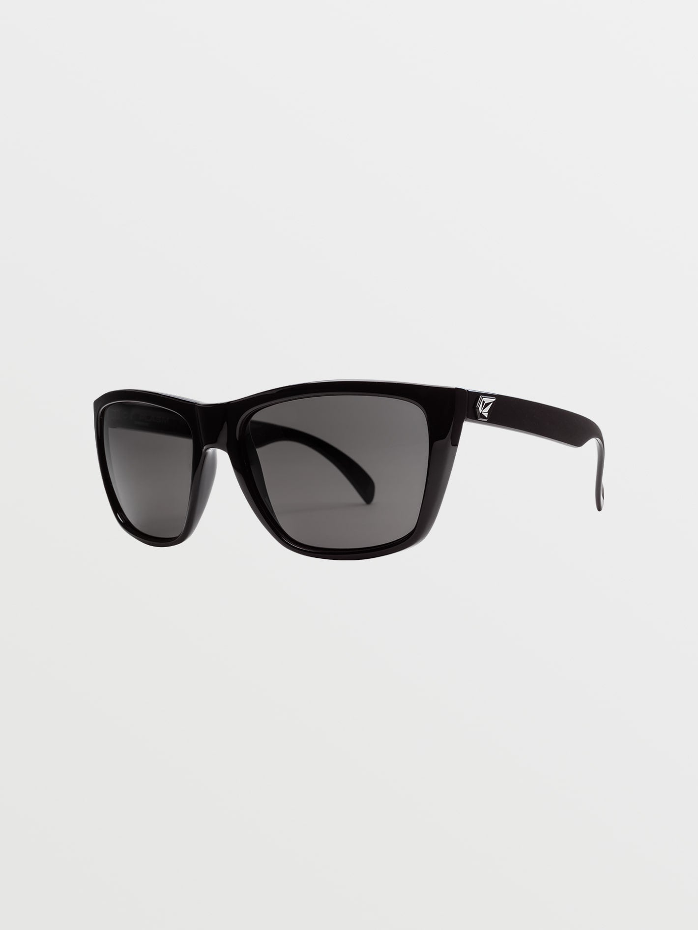 Palm Gloss Black Sunglasses (Gray Lenses) - GRAY