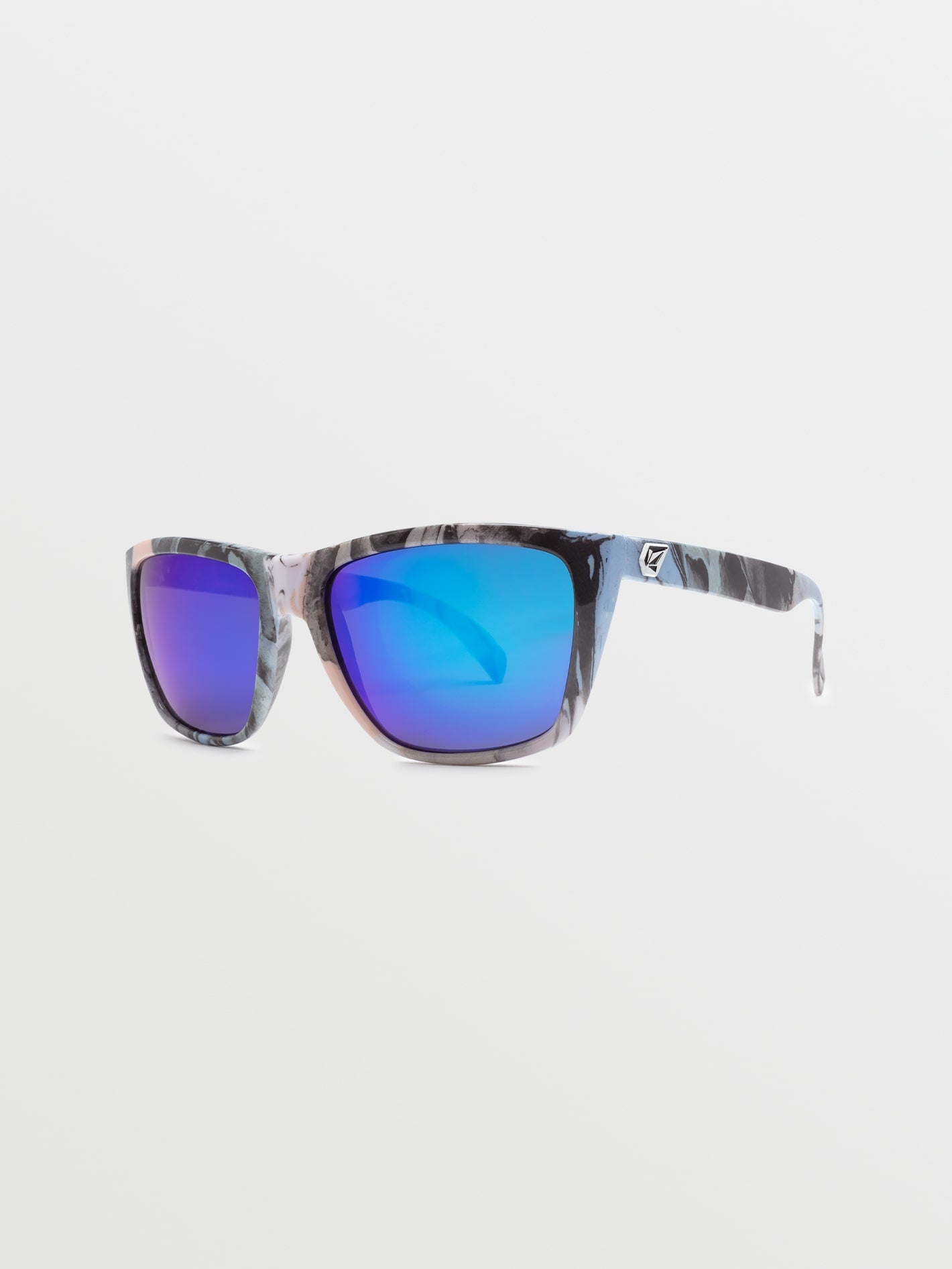 Plasm Skulls Sonnenbrille (blau verspiegelte Gläser) – SULPHUR