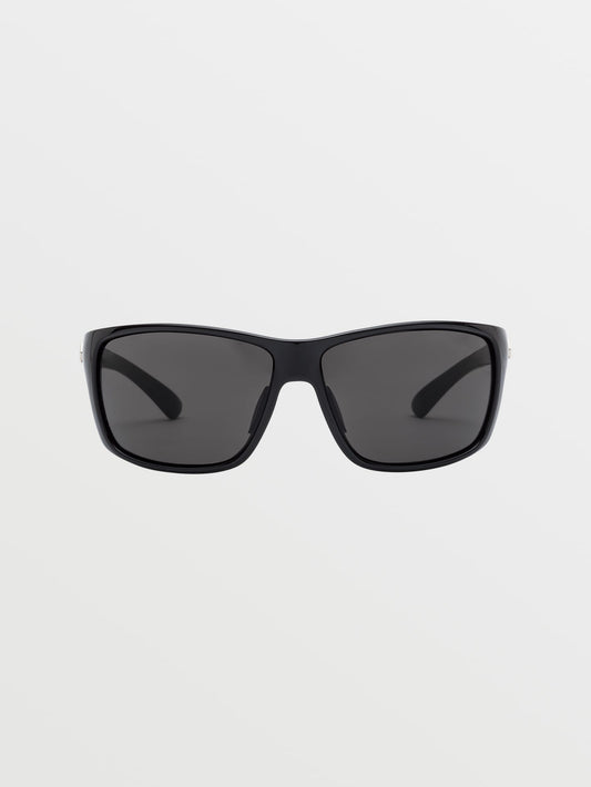 Lunettes de soleil Roll Gloss Black (Verres gris) - GRAY