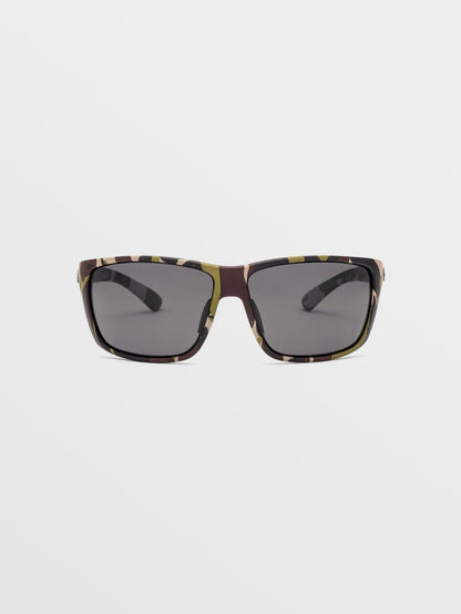 Roll Matte Camo Sunglasses (Gray Polarized Lenses) - GRAY POLAR