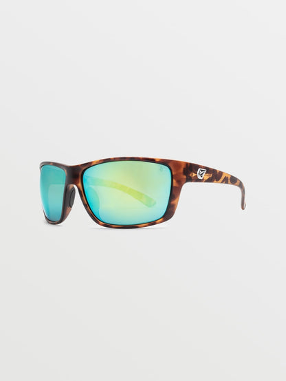 Roll Matte Tort Sonnenbrille (Grüne polarisierte Gläser) - MARTINI OLIVE