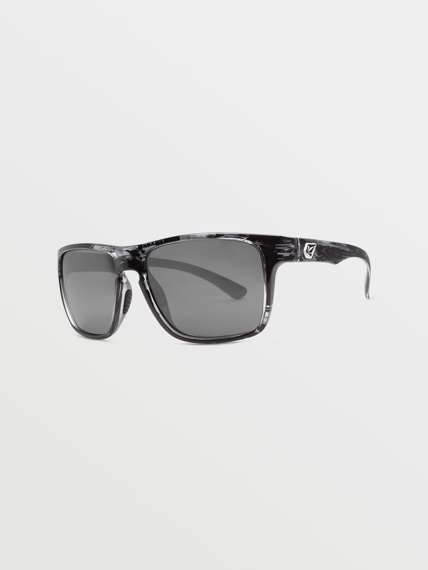 Trick Gloss Marble Sunglasses (Silver Mirrored Lenses) - MARINA BLUE