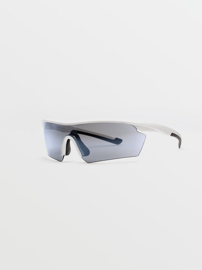 Lunettes de soleil miroir Download (Verres platinium) - WHITE GLOSS