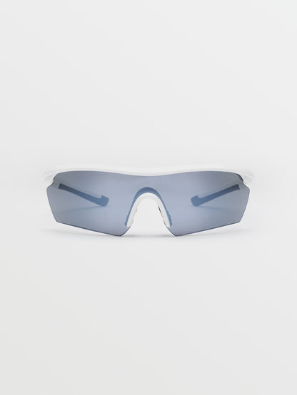 Lunettes de soleil miroir Download (Verres platinium) - WHITE GLOSS