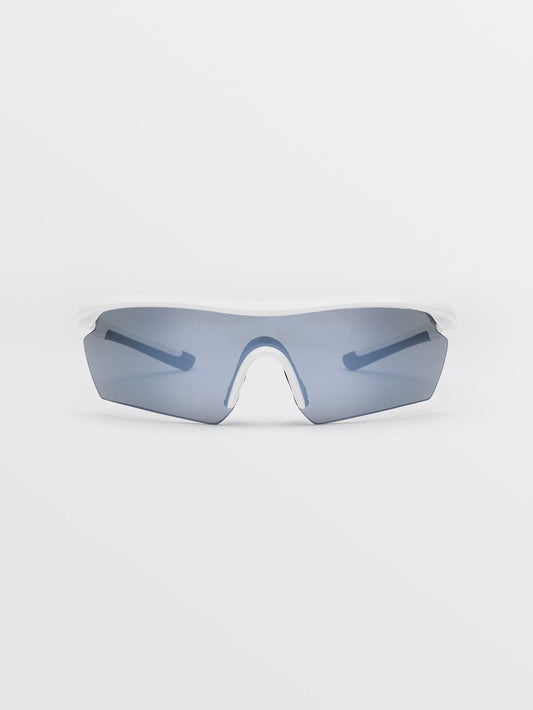 Lunettes de soleil miroir Download (Verres platinium) - WHITE GLOSS