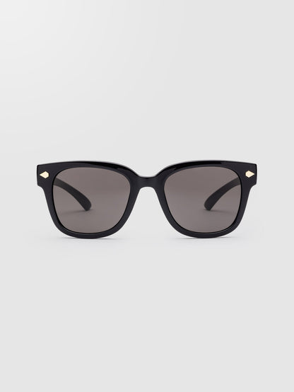 Freestyle Gloss Black Sonnenbrille (graue Gläser) - GRAU