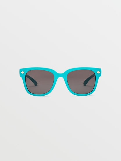 Freestyle Gloss Aqua Sunglasses (Gray Lens) - GRAY