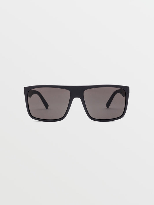 Lunettes de soleil Franken Matte Black (Verres gris) - GRAY