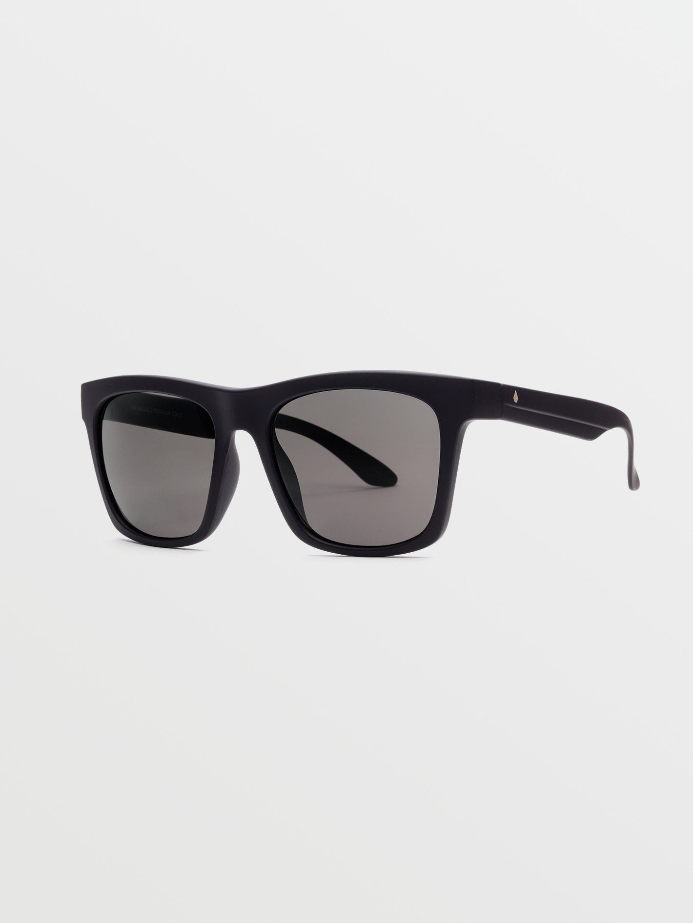 Jewel Matte Black Sunglasses (Gray Polarized Lenses) - GRAY POLAR