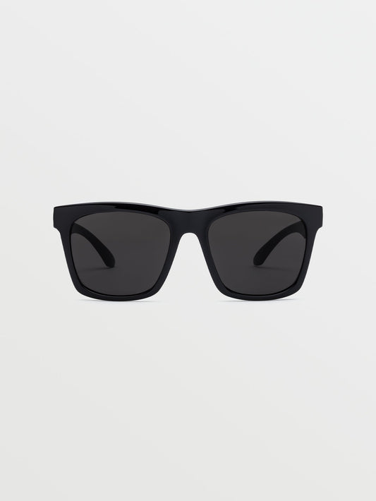 Lunettes de soleil Jewel Gloss Black (Verres gris) - GRAY