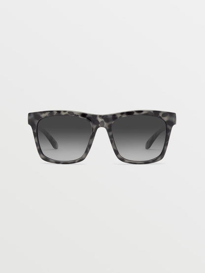 Jewel Gloss Nude Tort Sunglasses (Grey Gradient Lens) - NUTMEG