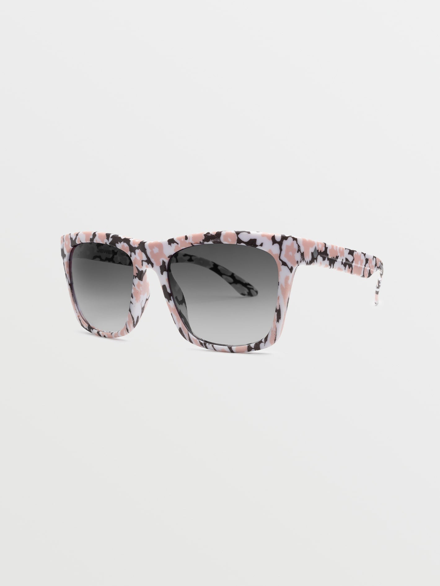 Lunettes de soleil Jewel What's Poppin (Verres dégradés gris) - WHITE PRINT
