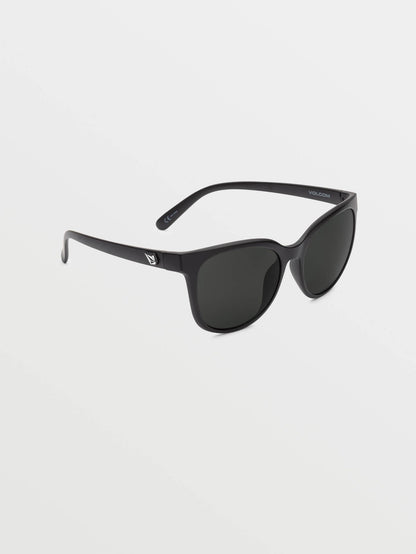 Garden Mattschwarze Sonnenbrille (graue polarisierte Gläser) – GRAY POLAR