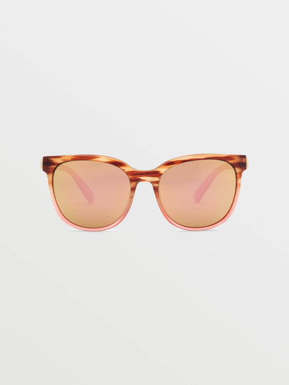 Lunettes de soleil Garden Gloss Pink Tort (Verres champagne bronze) - BRONZE CHAMPAGNE CHROME