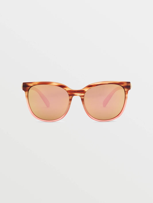 Lunettes de soleil Garden Gloss Pink Tort (Verres champagne bronze) - BRONZE CHAMPAGNE CHROME