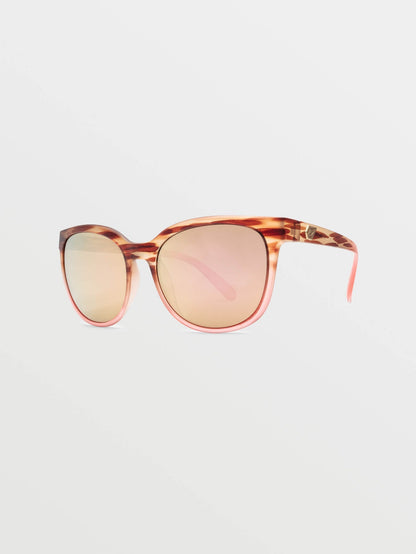 Lunettes de soleil Garden Gloss Pink Tort (Verres champagne bronze) - BRONZE CHAMPAGNE CHROME