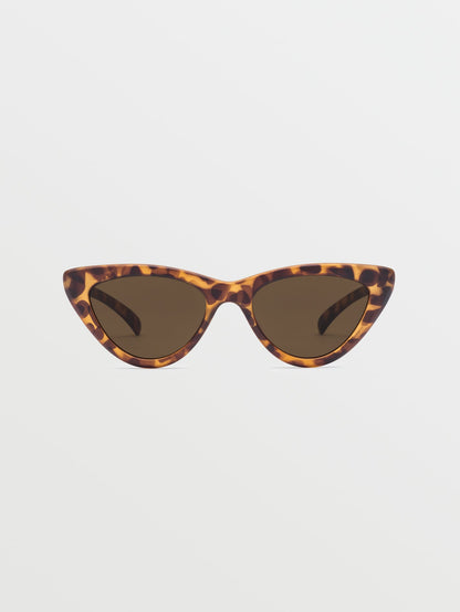 Knife Matte Tort Sonnenbrille (Bronzegläser) - BRONZE