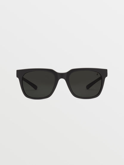 Morph BLACK matte Sonnenbrille (graue polarisierte Gläser) – SCHWARZ