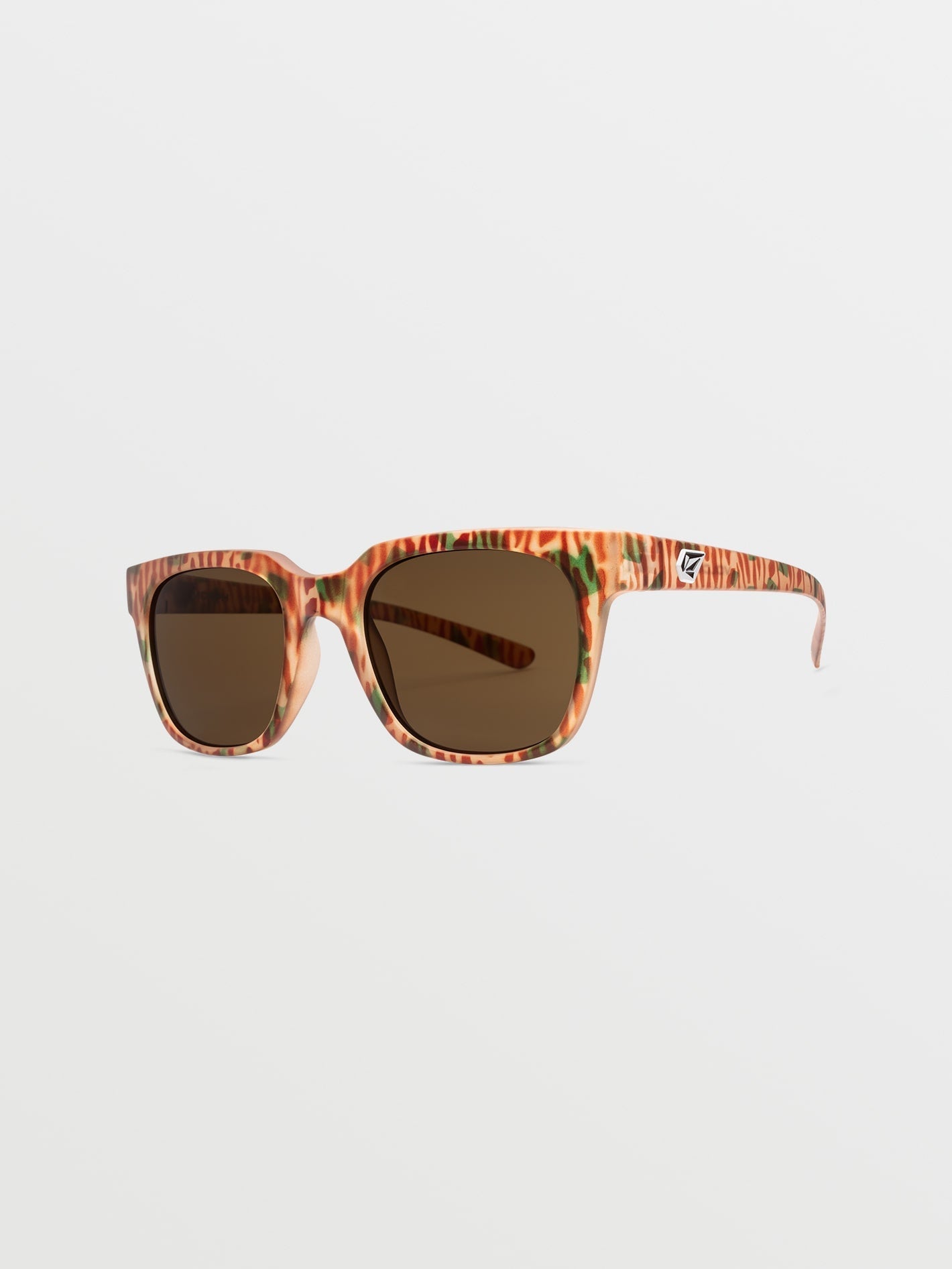 Morph Matte Geo Sonnenbrille (Bronzegläser) – MEGA ORANGE