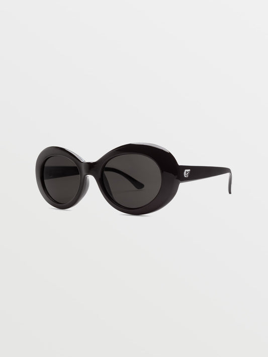 Lunettes de soleil Stoned Gloss Black (Verres gris) - GRAY