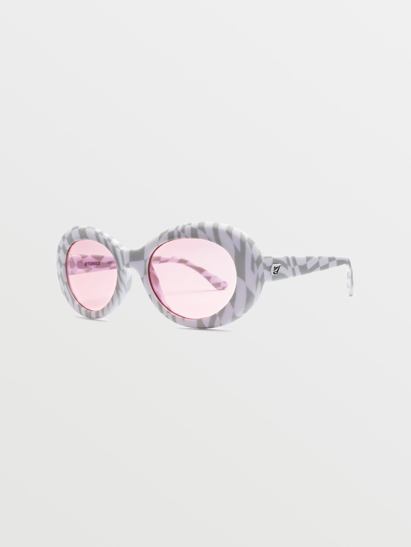 Stoned Check Her Sonnenbrille (rosa Gläser) – CHEETAH