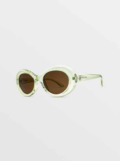 Stoned Gloss Sea Foam Sonnenbrille (Bronze-Gläser) - SEA GLASS