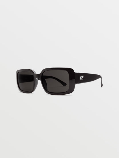 Lunettes de soleil True Gloss Black (Verres gris) - GRAY
