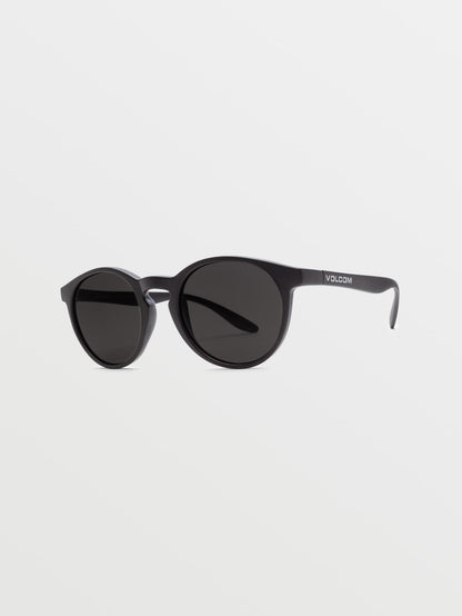 Subject Matte Black Sunglasses (Gray Lenses) - GRAY