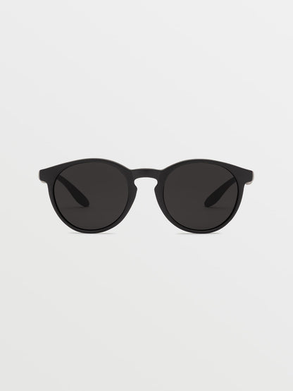 Subject Matte Black Sunglasses (Gray Lenses) - GRAY