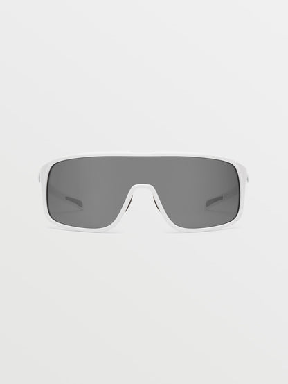 Lunettes de soleil Macho Gloss White (Verres mirroir) - WHITE