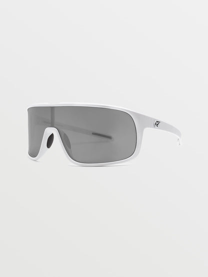 Lunettes de soleil Macho Gloss White (Verres mirroir) - WHITE