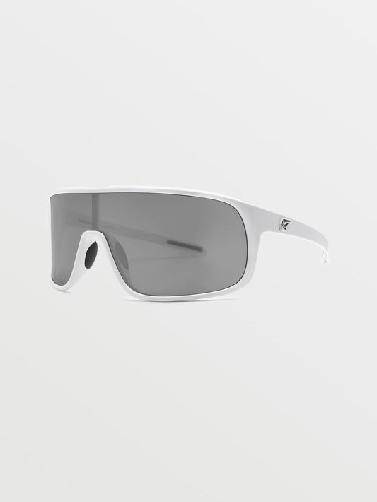 Lunettes de soleil Macho Gloss White (Verres mirroir) - WHITE