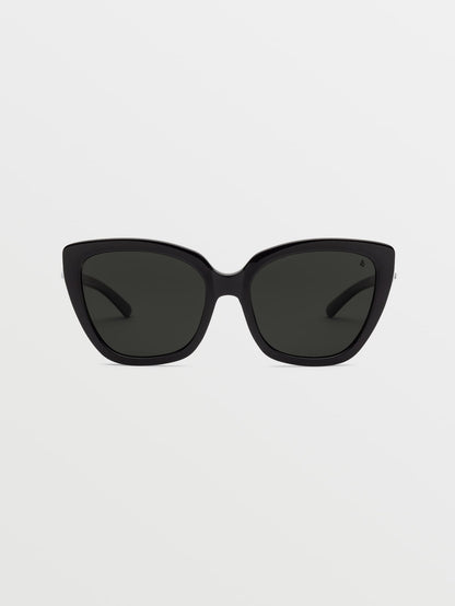 Milli Gloss Black Sunglasses (Gray Polarized Lenses) - GRAY POLAR