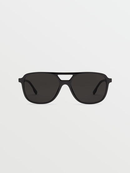 Lunettes de soleil New Future Gloss (Verres gris) - BLACK