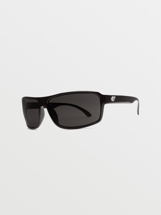 Corpo Class Sonnenbrille in Schwarz glänzend (graue Gläser) – SCHWARZ