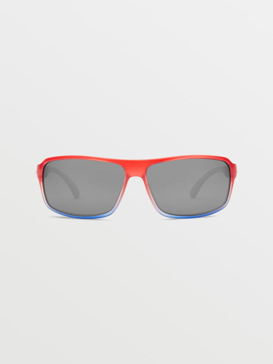 Corpo Class Stars &amp; Stripes Sonnenbrille (Silbergläser) - STORMY SEA
