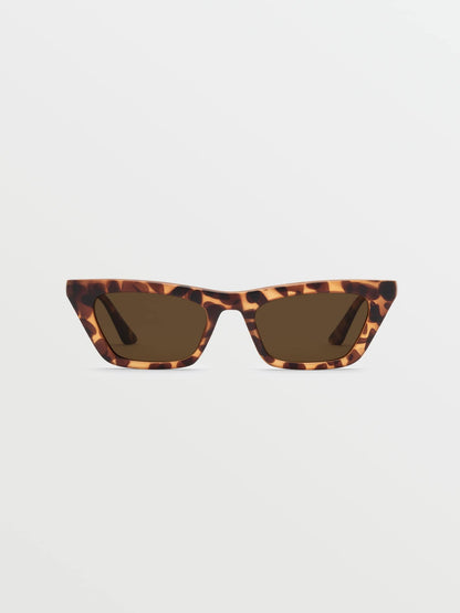 Peace Punk Matte Tort Sonnenbrille (Bronzegläser) - MARTINI OLIVE