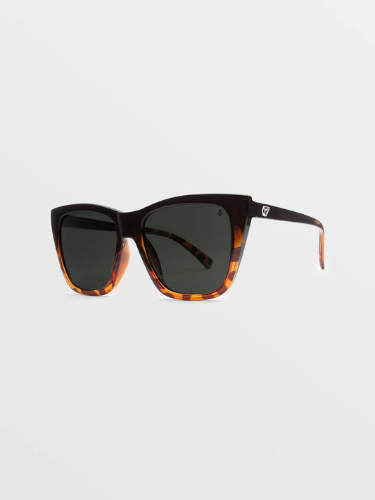 Looky Lou Gloss Darkside Sonnenbrille (graue polarisierte Gläser) – DEAD ROSE