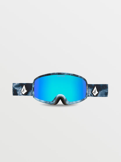 Migrations Lagoon Tie-Dye Snow Mask - Blue Chrome