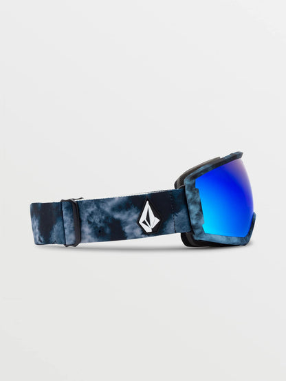 Migrations Lagoon Tie-Dye Snow Mask - Blue Chrome