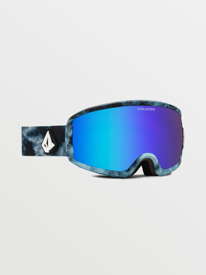 Migrations Lagoon Tie-Dye Snow Mask - Blue Chrome