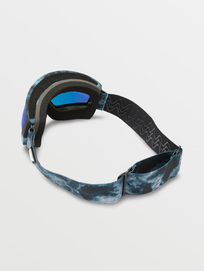 Migrations Lagoon Tie-Dye Snow Mask - Blue Chrome