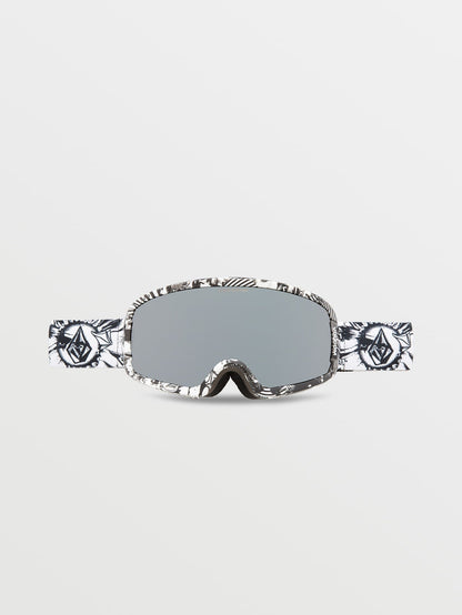 Masque de snow Migrations Op Art - Silver Chrome