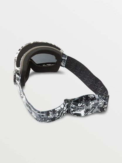 Masque de snow Migrations Op Art - Silver Chrome
