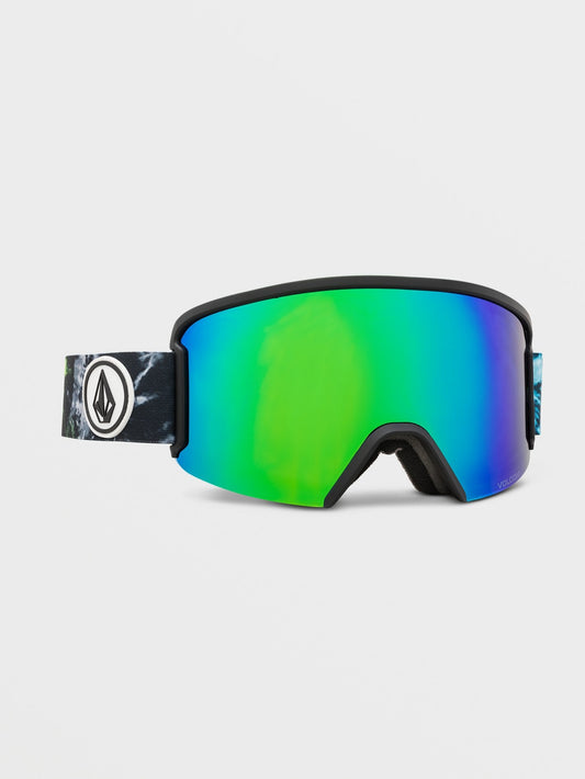 Masque de Snow Garden - Tie Dye/Green Chrome
