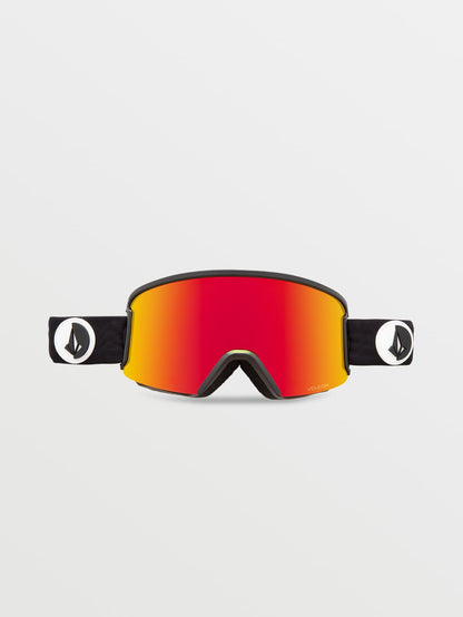 Masque de Snow Garden Gloss Black - Red Chrome