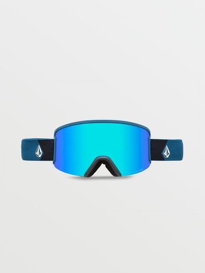 Masque de snow Garden Slate Blue - Blue Chrome