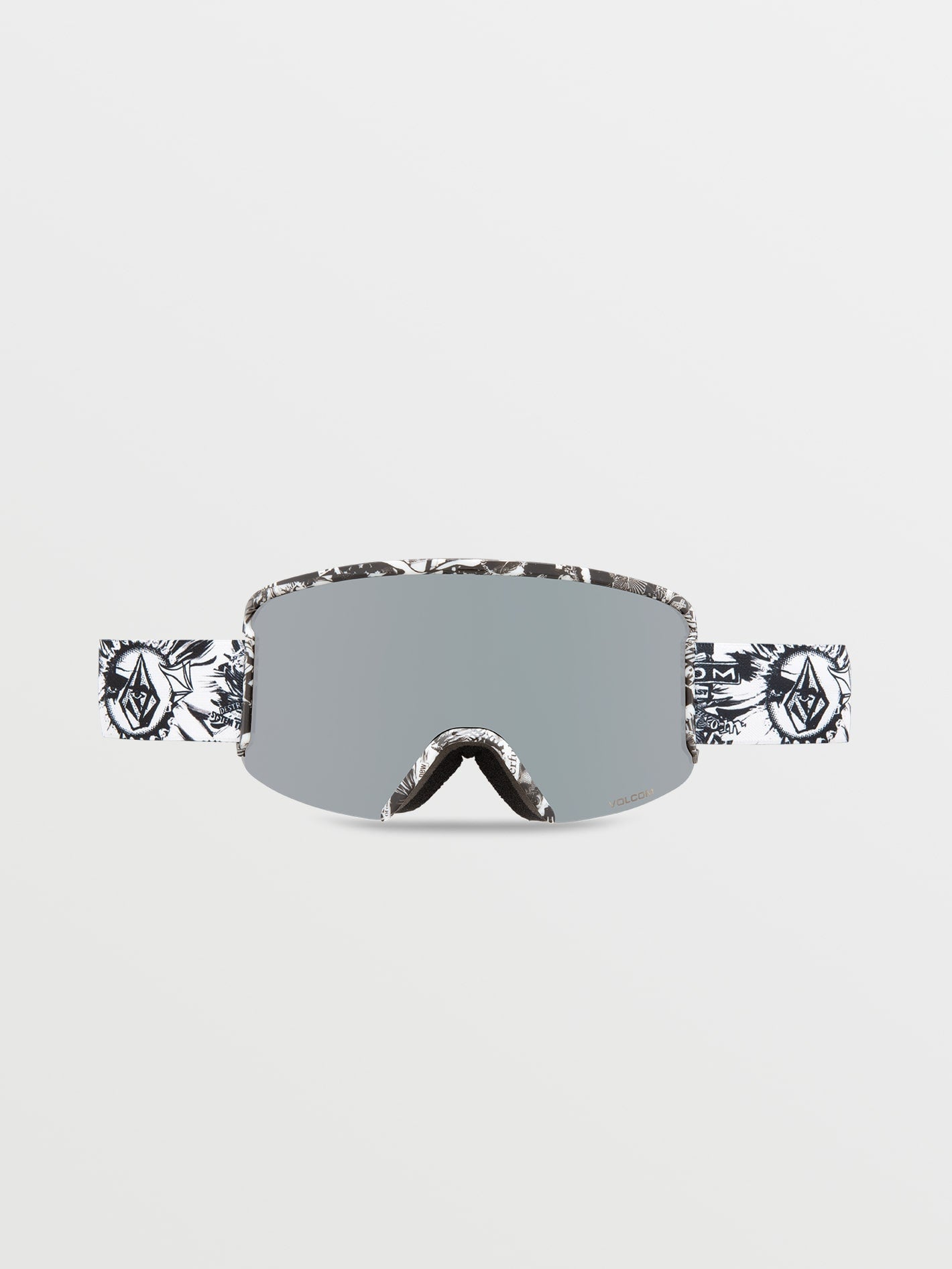 Garden Op Art Schneemaske - Silber Chrom