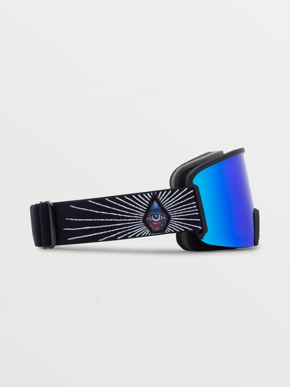 Garden Jamie Lynn Snow Mask - Blue Chrome