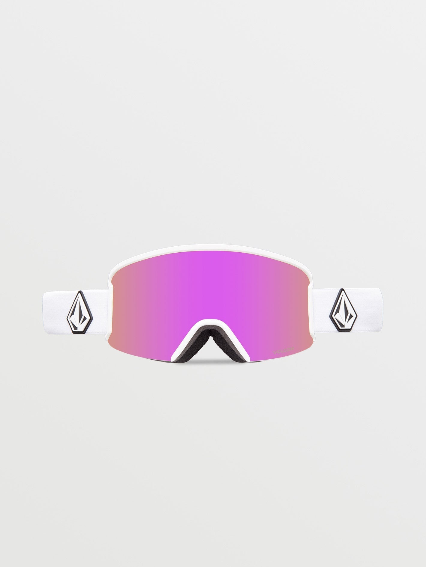 Schneemaske Garden Mattweiß (+ Yellow Chrome Bonus-Bildschirm) - PINK CHROME